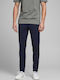 Jack & Jones Men's Trousers Chino Elastic in Slim Fit Blue