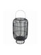 Art et Lumiere Bamboo Lantern Black 37x37x64.5cm