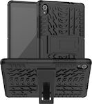 Sonique Defender Back Cover Silicone / Plastic Durable Black (Lenovo Tab M8 8")