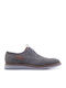 Men's Leather Casual Shoes Gray