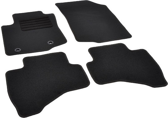 Rigum Set of Front and Rear Mats 4pcs for Toyota Aygo II Black