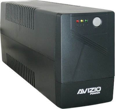 A-LAN AP-BK850 UPS Line-Interactive 850VA 480W with 2 Schuko Power Plugs