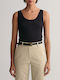Gant Women's Summer Blouse Cotton Sleeveless Black