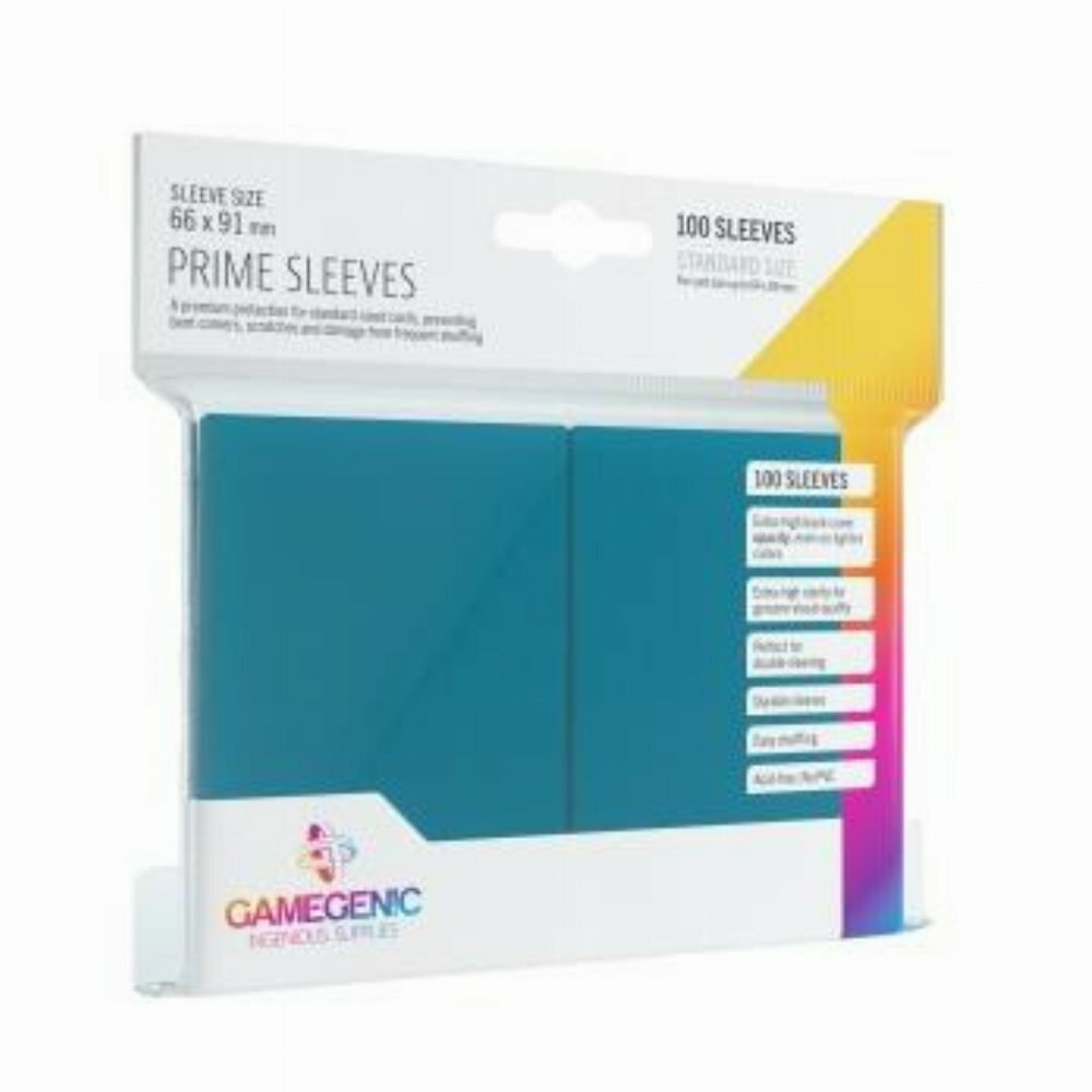 Gamegenic Card Sleeves Standard Size Prime Blue 100pcs Skroutz.gr