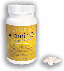 Lyofin Vitamin D3 + K2 Vitamin for Immune System Boost 60 tabs