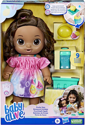 Hasbro Baby Doll Baby Alive Fruity Sips (EN,DE,FR,ES,PT) for 3+ Years Old