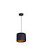 Luminex Arden Purple Ceiling Light with E27 Socket 18x18cm