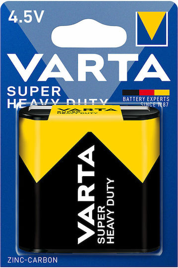 Varta Super Heavy Duty Цинкови батерии Цинк 3R12 4.5V 1бр