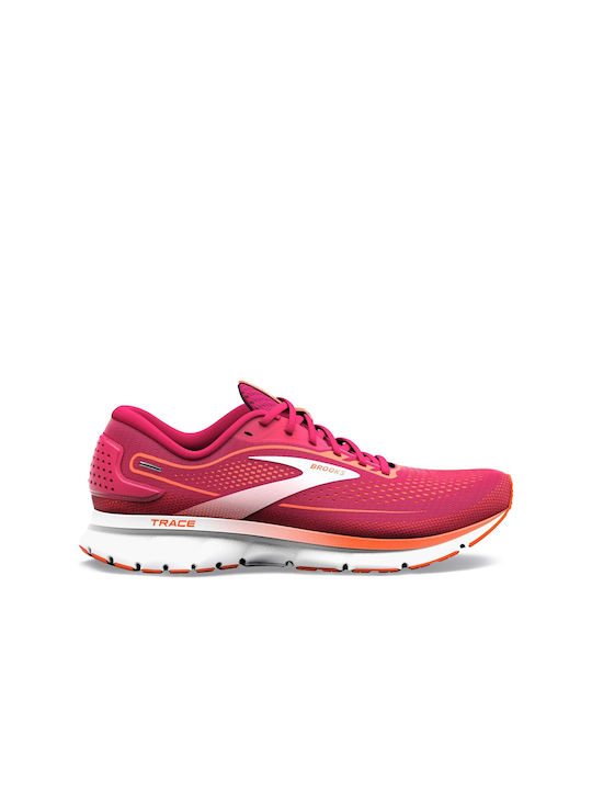 Brooks Trace 2 Γυναικεία Αθλητικά Παπούτσια Running Ροζ