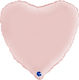 Balloon Foil Valentine's Day Heart Pink 45cm