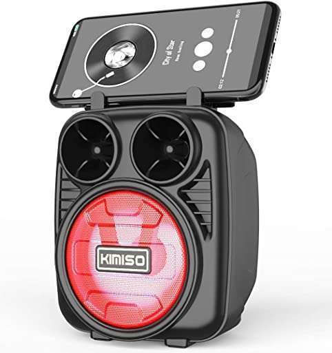 Kimiso KMS-1182 Ηχείο Bluetooth 5W με Ραδιόφωνο και Διάρκεια Μπαταρίας έως 6 ώρες Κόκκινο