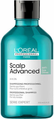 L'Oreal Professionnel Serie Expert Scalp Advanced Σαμπουάν Βαθύ Καθαρισμού για Λιπαρά Μαλλιά 300ml