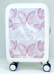 Riniotis Plastic Baptism Suitcase Butterflies 32x20x50cm