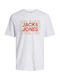 Jack & Jones Men's Short Sleeve T-shirt White