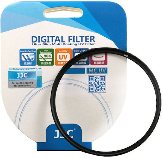 JJC UV Filter Diameter 82mm with MC Coating for Photographic Lenses