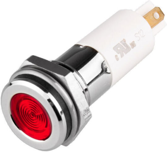 Autonics Autonics Η12F-20R LED Ενδεικτική Λυχνία 220V Κόκκινο 1τμχ 02.011.0221