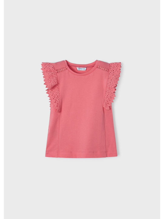 Mayoral Kids Blouse Sleeveless Pink