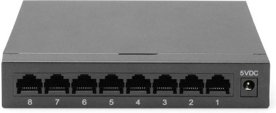 Digitus DN-80066 Unmanaged L2 Switch with 8 Gigabit (1Gbps) Ethernet Ports