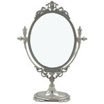 Oglindă de Machiaj Tabelul Royal Art Giglio 14x25cm Argint