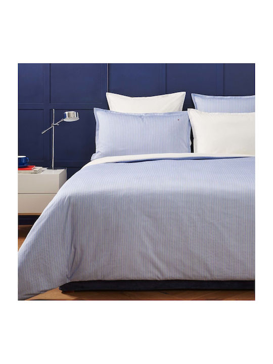 Tommy Hilfiger Bettbezug Baumwollsatin Übergröße 220x240 Billie Blue