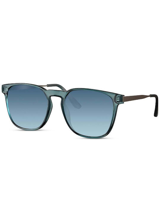 Solo-Solis Sunglasses with Blue Plastic Frame and Blue Gradient Lens NDL6228