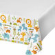 Creative Converting Happy Jungle Giraffe Față de masă pentru petrecere Plastic 259x137cm 324593
