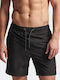 Ovin Vintage Men's Swimwear Shorts Black Floral