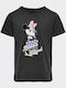 Παιδικό T-shirt Μαύρο Minnie Mouse