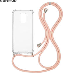Sonique Armor Back Cover Σιλικόνης με Λουράκι Δ...
