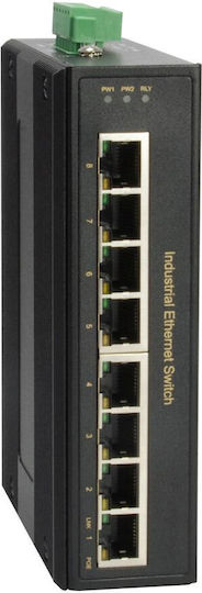Level One IGP-0802 Negestionat L2 PoE+ Switch cu 8 Porturi Gigabit (1Gbps) Ethernet