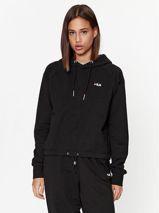 Women's Sweatshirt Hooded Black