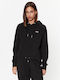 Women's Sweatshirt Hooded Black