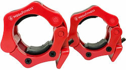 MegaFitness Lock-Jaw Collar Set for Dumbbells/Barbells Ø50mm 2pcs