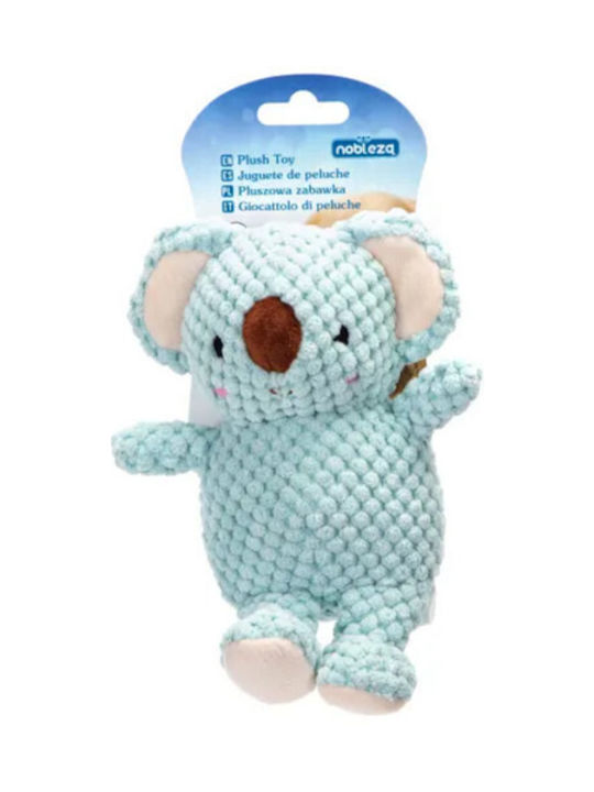 Nobleza Jucărie pentru pisici Koala de pluș cu sunet 18x15x8cm