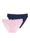 Women's Slip 2Pack Blue / Pink
