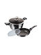 Berlinger Haus Cookware Set from Aluminum Carbon Pro with Non-stick Interior Coating 2 Pieces