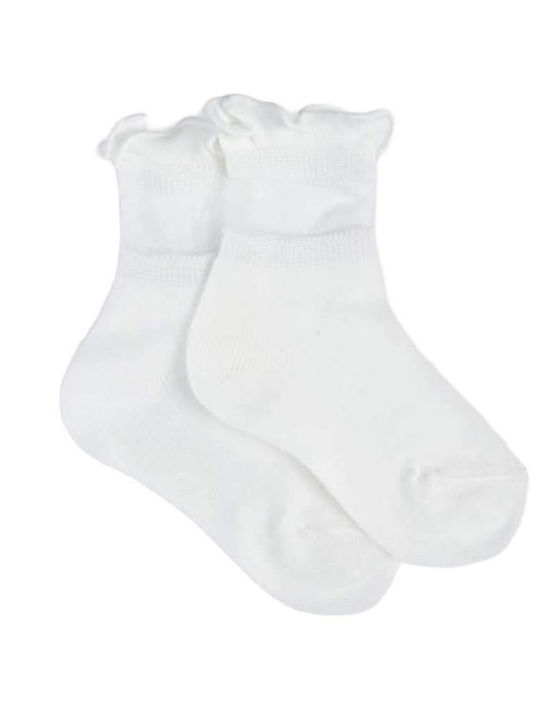 Abel & Lula Kids' Socks Knee-High Ecru