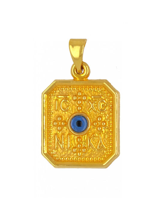 Mertzios.gr Charm Talisman Constantine from Gold 14K