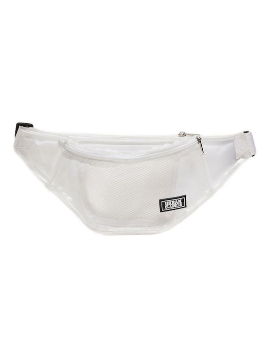 Urban Classics Magazin online pentru bărbați Bum Bag pentru Talie Transparent White