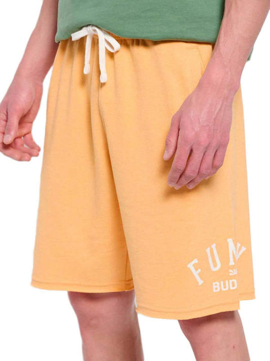 Funky Buddha Men's Sports Shorts Light Orange