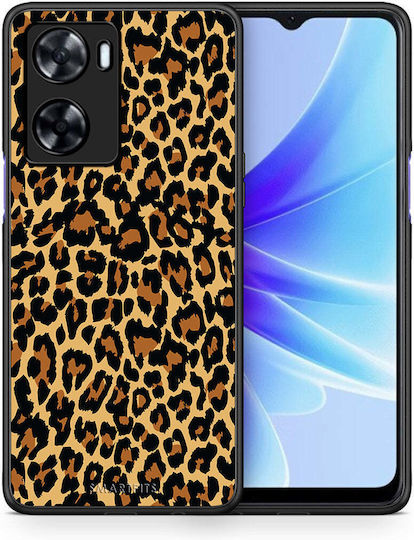 Smartfits Animal Leopard Back Cover din Plastic Galben (OnePlus Nord N20 SE)