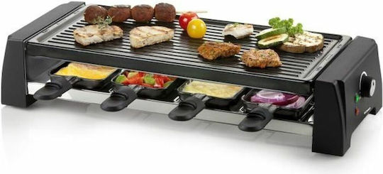 Domo Tabletop Electric Grill Ribbed Plate 1200W with Adjustable Thermostat
