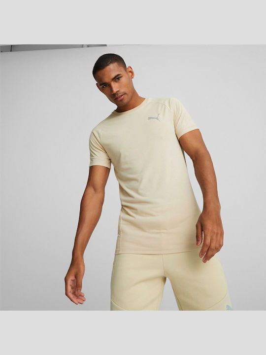 Evostripe Athletic T-shirt Beige