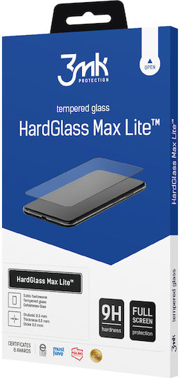 3MK HardGlass Max Lite Full Face Tempered Glass Black (Galaxy S23+)