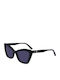Karl Lagerfeld Women's Sunglasses with Black Plastic Frame and Blue Lens KL6105S-001