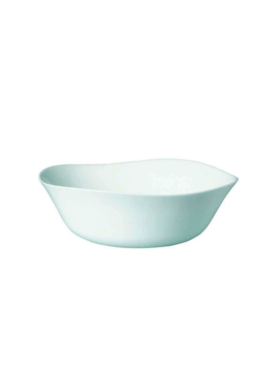 Bormioli Rocco Servierschüssel Rund aus Melamin Weiß mit Durchmesser 14cm 2Stück