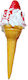 Easter Candle Handmade Ice Cream 18cm (Miscellaneous Designs)