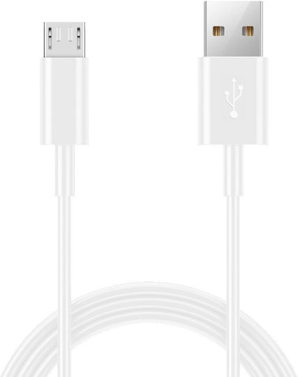 Ancus Flow E44 Regular USB 2.0 spre micro USB Cablu Alb 1m (34223) 1buc