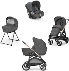 Inglesina Aptica Quattro Cab Ρυθμιζόμενο Καρότσι 3 σε 1 Velvet Grey