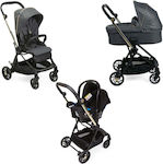 Chicco Trio One4ever 3 in 1 Adjustable 3 in 1 Baby Stroller Suitable for Newborn City Map Re Lux 7.9kg